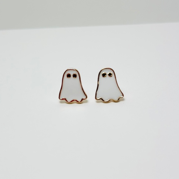 Ghost Stud Earrings - Picture 1 of 2